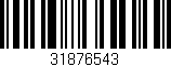 Código de barras (EAN, GTIN, SKU, ISBN): '31876543'