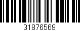 Código de barras (EAN, GTIN, SKU, ISBN): '31876569'