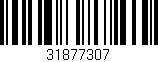 Código de barras (EAN, GTIN, SKU, ISBN): '31877307'