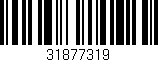 Código de barras (EAN, GTIN, SKU, ISBN): '31877319'