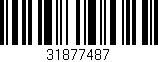 Código de barras (EAN, GTIN, SKU, ISBN): '31877487'