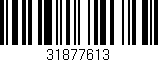 Código de barras (EAN, GTIN, SKU, ISBN): '31877613'