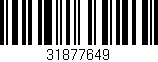 Código de barras (EAN, GTIN, SKU, ISBN): '31877649'