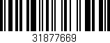 Código de barras (EAN, GTIN, SKU, ISBN): '31877669'