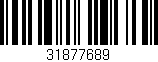 Código de barras (EAN, GTIN, SKU, ISBN): '31877689'
