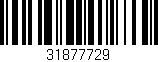 Código de barras (EAN, GTIN, SKU, ISBN): '31877729'