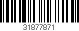 Código de barras (EAN, GTIN, SKU, ISBN): '31877871'