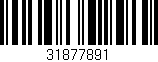 Código de barras (EAN, GTIN, SKU, ISBN): '31877891'