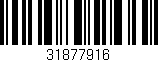 Código de barras (EAN, GTIN, SKU, ISBN): '31877916'