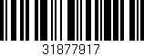 Código de barras (EAN, GTIN, SKU, ISBN): '31877917'