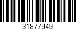 Código de barras (EAN, GTIN, SKU, ISBN): '31877949'