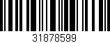 Código de barras (EAN, GTIN, SKU, ISBN): '31878599'