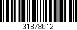 Código de barras (EAN, GTIN, SKU, ISBN): '31878612'