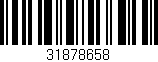 Código de barras (EAN, GTIN, SKU, ISBN): '31878658'