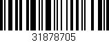 Código de barras (EAN, GTIN, SKU, ISBN): '31878705'
