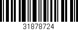 Código de barras (EAN, GTIN, SKU, ISBN): '31878724'