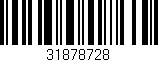 Código de barras (EAN, GTIN, SKU, ISBN): '31878728'