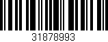 Código de barras (EAN, GTIN, SKU, ISBN): '31878993'