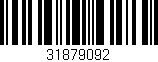 Código de barras (EAN, GTIN, SKU, ISBN): '31879092'