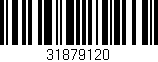 Código de barras (EAN, GTIN, SKU, ISBN): '31879120'