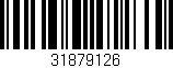 Código de barras (EAN, GTIN, SKU, ISBN): '31879126'