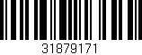 Código de barras (EAN, GTIN, SKU, ISBN): '31879171'