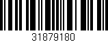 Código de barras (EAN, GTIN, SKU, ISBN): '31879180'