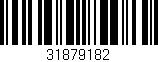 Código de barras (EAN, GTIN, SKU, ISBN): '31879182'