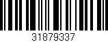 Código de barras (EAN, GTIN, SKU, ISBN): '31879337'