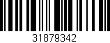 Código de barras (EAN, GTIN, SKU, ISBN): '31879342'