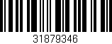 Código de barras (EAN, GTIN, SKU, ISBN): '31879346'