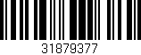 Código de barras (EAN, GTIN, SKU, ISBN): '31879377'