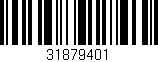 Código de barras (EAN, GTIN, SKU, ISBN): '31879401'