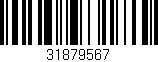 Código de barras (EAN, GTIN, SKU, ISBN): '31879567'