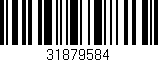 Código de barras (EAN, GTIN, SKU, ISBN): '31879584'