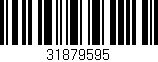 Código de barras (EAN, GTIN, SKU, ISBN): '31879595'