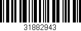 Código de barras (EAN, GTIN, SKU, ISBN): '31882943'