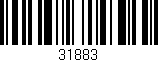 Código de barras (EAN, GTIN, SKU, ISBN): '31883'