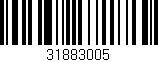 Código de barras (EAN, GTIN, SKU, ISBN): '31883005'