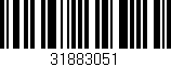Código de barras (EAN, GTIN, SKU, ISBN): '31883051'