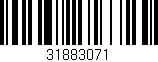 Código de barras (EAN, GTIN, SKU, ISBN): '31883071'