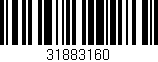 Código de barras (EAN, GTIN, SKU, ISBN): '31883160'