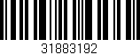 Código de barras (EAN, GTIN, SKU, ISBN): '31883192'