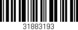 Código de barras (EAN, GTIN, SKU, ISBN): '31883193'