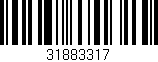 Código de barras (EAN, GTIN, SKU, ISBN): '31883317'