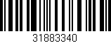 Código de barras (EAN, GTIN, SKU, ISBN): '31883340'