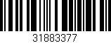 Código de barras (EAN, GTIN, SKU, ISBN): '31883377'