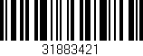 Código de barras (EAN, GTIN, SKU, ISBN): '31883421'