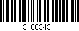 Código de barras (EAN, GTIN, SKU, ISBN): '31883431'
