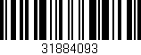 Código de barras (EAN, GTIN, SKU, ISBN): '31884093'